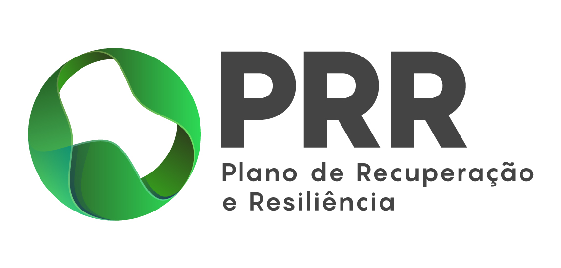 Logotipo PRR Plano de REcuepração e Resiliência